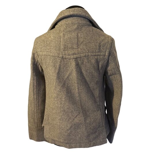 Old Navy gray toggle button wool blend coat size XS - Picture 2 of 6